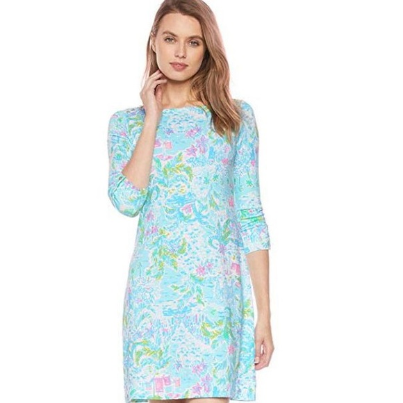 NWT Lilly Pulitzer UPF 50+ Sophie Dress in What A Lovely Place - Picture 1 of 5